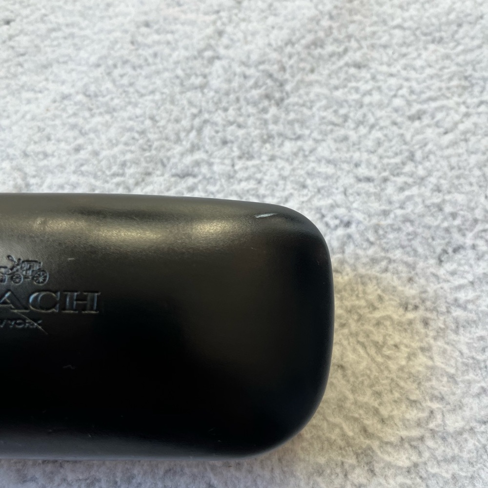 COACH Black Clam Shell Glasses or Sunglasses Case - Picture 3 of 11